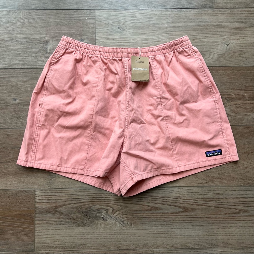 Womens Size Large Patagonia Funhoggers Shorts Pink